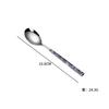 Ins estilo coreano imitação de grão de madeira Dourado faca garfo colher conjunto de cinco peças conjunto de talheres de aço inoxidável faca de bife garfo colher colher de café