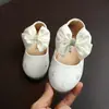 Novos Sapatilhas Lisas para Meninas com Renda e Strass, Sapatos Baixos Infantis, Sapatos de Couro Brilhantes Estilo Coreano, Peça Única Dropshipping