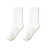 Calcetines gruesos de invierno para mujer, con forro polar, de terciopelo de visón grueso, hasta media pantorrilla, cálidos calcetines de confinamiento para otoño e invierno, calcetines de felpa para dormir en el suelo.