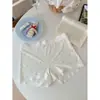 A216 # Calcinha Feminina Estilo Doce de Seda Gelo, Cintura Média, Respirável e Confortável, Sensação Fresca, Forro 10A de Seda.