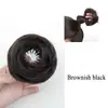 Anel de cabelo para coque ninho de pássaro, peruca transfronteiriça para mulheres, coque de cabelo retrátil de alta tecnologia, aplique para aumentar o volume