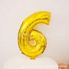 Globos Digitales de Película de Aluminio Oro Plata de 16 pulgadas 0-9 Globos Digitales para Arreglo de Fiesta de Cumpleaños Decoración de Boda
