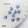 K9 Forma de Coração Vidro Coração de Pêssego Fundo Pontiagudo Nail Art Strass Strass de Cristal Capa de Celular Strass Transfronteiriço