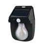 Luces Solares para Exteriores, Lámpara de Pared con Filamento de Tungsteno para Patio, Iluminación Retro con Sensor, Luz de Calle de Bajo Consumo para Hogar y Jardín con Control de Luz