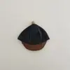 Gorro de Bebé Coreano Otoño Invierno Nuevo Gorra de Pato de Ala Corta Rayada para Niños Niñas Gorra de Béisbol Cálida para Niños Pequeños