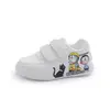 Zapatillas Deportivas Infantiles con Suelas Suaves, Tenis Transpirables para Niños, Zapatos Casuales de Corte Bajo Resistentes al Desgaste para Niñas, Zapatos Blancos de Dibujos Animados para Estudiantes de Primaria