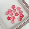Acrílico Sellado en Oro Flor de Cinco Pétalos Bicolor Base para Ramo DIY Accesorios para el Cabello Vintage Materiales Cuentas Sueltas