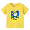 Lote misto de camiseta infantil de algodão com manga curta de desenho animado jaqueta de verão para menino roupas de verão roupa infantil de bebê com manga curta
