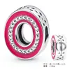 Atravessando Fronteiras Novo Estilo Doce 26 Letras Rosa Strass Miçangas DIY Pulseira Colar Acessórios de Joias Atacado
