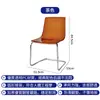 Silla de Comedor de Diseño Nórdico Vintage con Respaldo Acrílico, Minimalista Moderna, Popular en Instagram, Silla Transparente para Restaurante Creativo