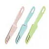 Cuchillo Pelador de Frutas, Multifuncional Doméstico de Doble Cabeza Dos en Uno Portátil Cocina Set de Cuchillos para Frutas