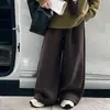 Conjunto de suéter de invierno para niñas 2026 nuevo estilo coreano ropa infantil niñas polar pantalones de pierna ancha conjunto de dos piezas