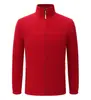 Jaqueta de fleece versátil para outono e inverno 350g, quente para atividades ao ar livre, gola alta, zíper, moletom com logo estampado de alta qualidade, roupa de trabalho