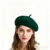 Boina de Lana Imitación Japonesa Transfronteriza Sombrero Joker Vintage Británico Sombrero de Pintura Casual Cálido de Invierno a Prueba de Frío para Niños