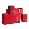 Caja de Regalo de Papel Kraft Personalizada para Té Empaque Universal Simple Pequeño Caja de Regalo Plegable Cartón Corrugado Venta al por Mayor Personalización de Alta Gama
