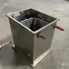 Tanque de bobina de acero inoxidable para enfriadora, codo 304, intercambiador de calor de tanque, evaporador, enfriamiento en espiral, vapor
