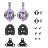 Pedal autoblocante para bicicleta de montaña pedal aleación de aluminio adecuado para accesorios del sistema de calas Himano SPD