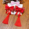 Hanfu pequena princesa cocar estilo antigo borla hairpin estilo chinês grande vermelho hairpin menina Hanfu acessórios de cabelo feminino
