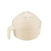 Tazón de Paja de Trigo Transfronterizo para Fideos Instantáneos con Asa para Uso Doméstico, Dormitorio Estudiantil, Tazón para Comer Estilo Coreano, Tazón para Ramen, Tazón de Plástico Espesado
