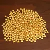 Adorno Sólido Realista Mini Barra de Oro Brillante de Aleación Latón Arena Dorada Barra Pequeña de Oro Estilo Chino Regalo Artesanía de Metal
