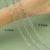 Corrente Estendida Galvanizada em Ouro Verdadeiro 18K Corrente em Espiral Acessórios para Colar DIY Corrente Torcida Ajustável Pacote de 3 m