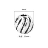 Cuentas de Plata S925 Cuentas Sueltas Cuentas Retorcidas Cuentas de Sandía Cuentas de Buda Cuentas Espaciadoras Material Hecho a Mano para DIY Accesorios de Plata Tailandesa