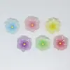 22mm Nuevo Estilo Flor de Cristal Degradado Resina DIY Pegamento de Crema Decoración para Funda de Teléfono Accesorios para Pasadores Materiales Hechos a Mano