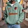 Ropa Nueva para Hombre Transfronteriza Amazon Más Vendida Cremallera Multibolsillo Nueva Sudadera Tendencia de Comercio Exterior Sudadera Serie NFL