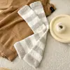 Calcetines altos de forro polar de coral para rodillas, venta al por mayor, transfronterizos, gruesos, cálidos para el frío, calcetines largos para dormir hasta la rodilla