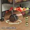 Prateleira de Armazenamento de Cozinha Multicamadas de Chão para Frutas e Legumes Carrinho Móvel Doméstico Prateleira de Armazenamento de Brinquedos para Banheiro Sala de Estar