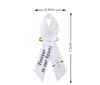 Acessórios com Nó de Caridade Impressos para Comemorar os Falecidos, Broches de Funeral, Laços de Funeral Amarrados à Mão e Corsages