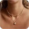 Collar de tres capas con clip de papel de hueso de serpiente de nuevo producto transfronterizo, gargantilla de cobre con diseño elegante, joyería para citas para mujeres