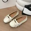 Zapatos Mary Jane Planos de Corte Bajo Negros de Moda para Mujer 2026 Nuevo Otoño Versátiles con Faldas