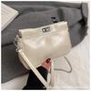 2025 Nueva Moda Simple Bolso Vagabundo Nicho Textura de Alta Gama Bandolera Versátil Bolso de Cadena Hombro Axila Mujer