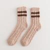 Otoño e invierno Nuevo calcetines de felpa coral acolchados de felpa Terry calcetines de tubo para mujer casual calcetines para dormir de media felpa calcetines de piso