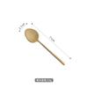 Cuchara para mezclar café de acero inoxidable 304 de estilo japonés, creativa, con forma de hoja, pequeña y bonita, para helado, cuchara para mezclar miel