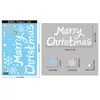 Decorações de Natal Bola Pendurada Criativa de Floco de Neve Adesivos de Vidro Layout de Cena de Vitrine de Shopping Árvore de Natal Adesivos Estáticos