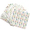 WW097 Mola Mola Flor Pequena Floral Material para Diário de Mão Papel para Scrapbook Fazer Cartões Papel de Fundo
