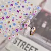 Pegatinas para Uñas con Flor en Relieve Estilo Chino Retro Nicho Pegatinas para Uñas Patrón de Pétalos de Orquídea Mariposa Revoloteando