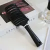 Estilo Volumoso, Escova de Cabelo Alta Curva, Pente Curvo Grande para Mulheres e Homens, Pente de Dentes Largos para Cabelos Cacheados, Pente Massageador Oco