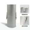 Portacepillos de Maquillaje a Prueba de Polvo Caja de Almacenamiento de PU con Tapa, Portalápices, Caja de Almacenamiento para Papelería y Artículos de Cuero, Tubo de Almacenamiento para Brochas de Maquillaje Venta al por Mayor