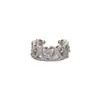 Pinza para Oreja de Circonita en Forma de Corazón Sin Agujeros en las Orejas Viento Rojo de Internet de las Spice Girls Amor Hueco Pinza para Oreja Única Exquisita Accesorios para Orejas