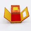 Caja de Embalaje para Joyería de Jade Flor Dorada Anillo Colgante Pulsera Pulsera Colgante Caja de Embalaje Disponible