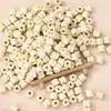 Padrão Colorido Vintage Bambu Madeira Sólida Contas Soltas Acessórios DIY Pulseiras de Contas Feitas à Mão Contas Espaçadoras Acessórios de Joias