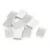 Disipador de calor de aluminio puro Refrigerador de CPU para router electrónico Disipador de calor pequeño 20x14x6 11X11X5MM Blanco plateado