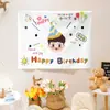 Tela Colgante de Fondo para Fiesta de Cumpleaños Estilo Coreano Ins para Fiesta Infantil, Celebración de los 100 Días, Tela Decorativa, Tela de Pared para Sesiones de Fotos en la Sala de Estar