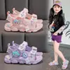 Sandalias Nuevas 2026 para Niñas Pequeñas, Suela Suave, Antideslizantes, Estilo Princesa, Dulces Zapatos Deportivos de Playa para Niños de Verano