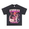 AliExpress comercio exterior verano nueva camiseta estampada Europa y Estados Unidos retro lavada manga corta marca de moda hombres wish venta al por mayor transfronteriza
