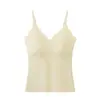 Camisola sin costuras con ribete de encaje en la espalda descubierta, con copas incorporadas, sin aros, adecuada tanto para llevar debajo como por encima, sujetador strapless cómodo