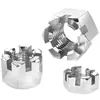 Aço Inoxidável 304/316 Porca Sextavada com Fenda Gb6181 Gb6178 Tampa de Parafuso com Fenda M6M8M10M12